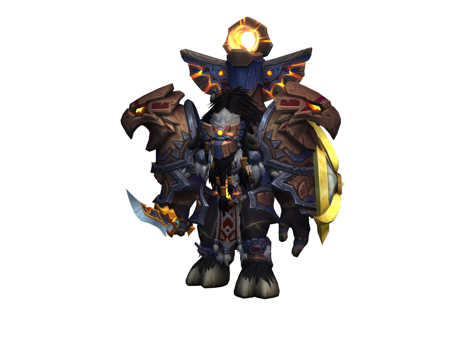 Bloodhoofer 3D character render