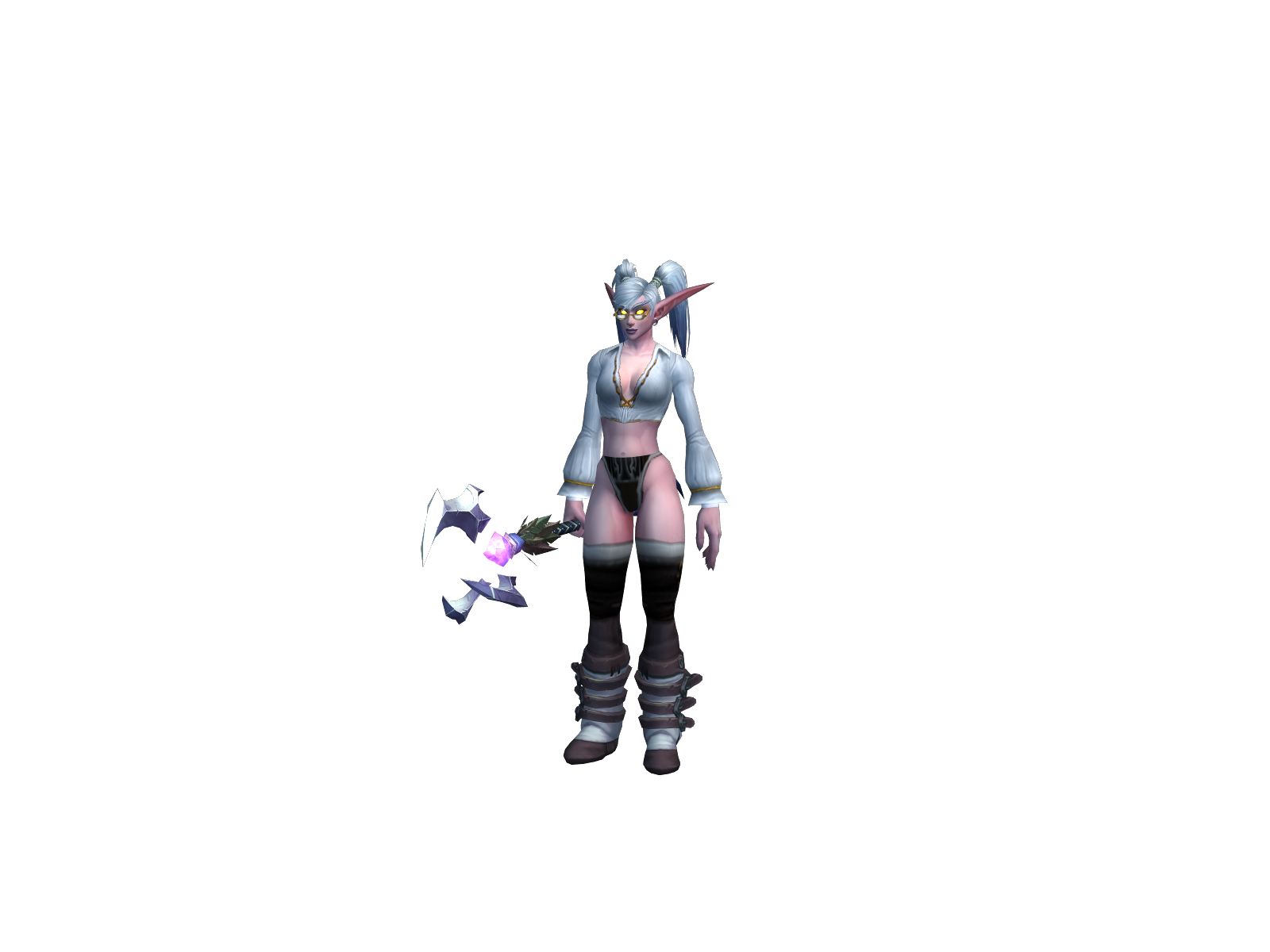 Qifrey 3D character render