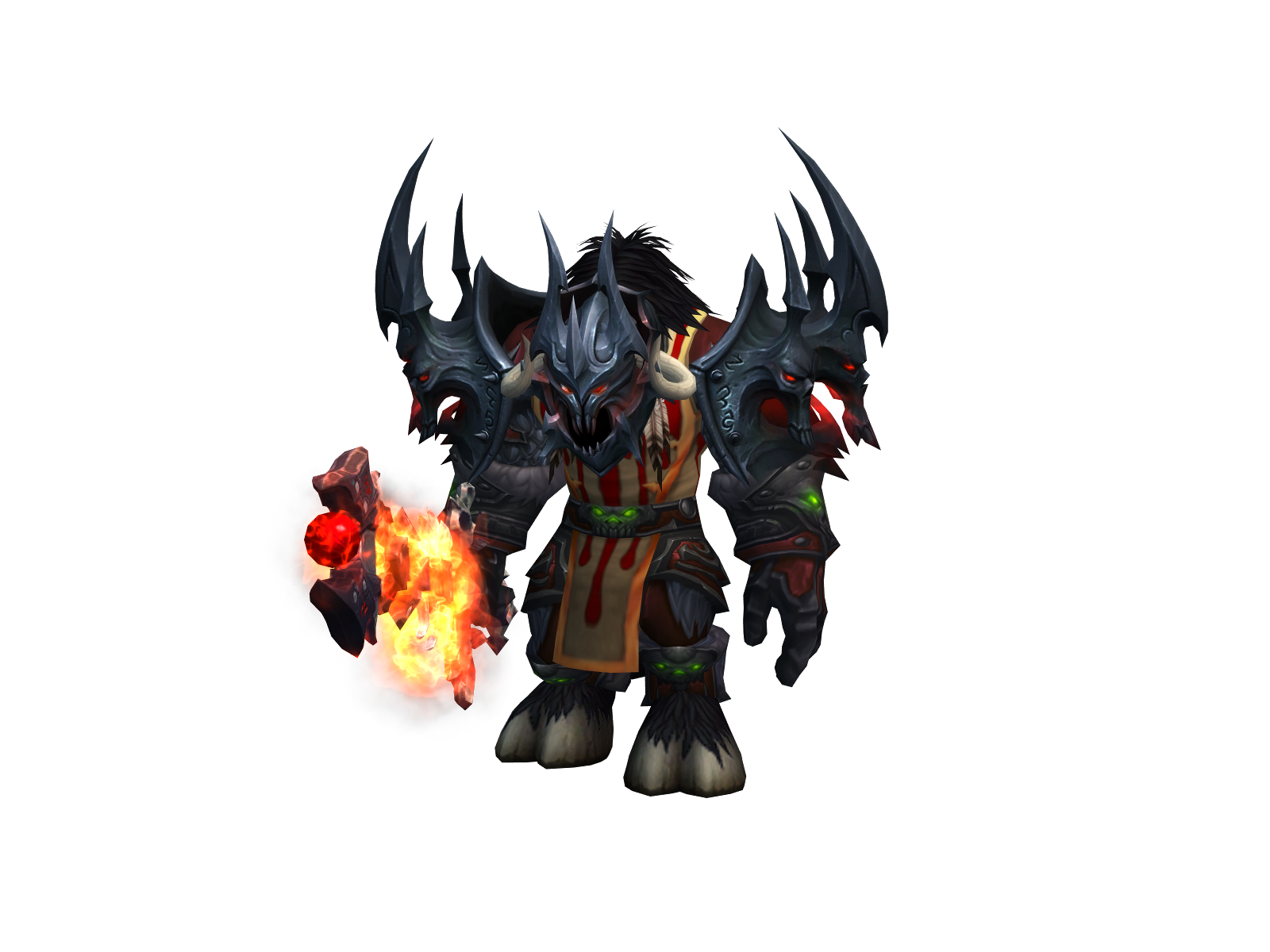 Dkwoolf 3D character render