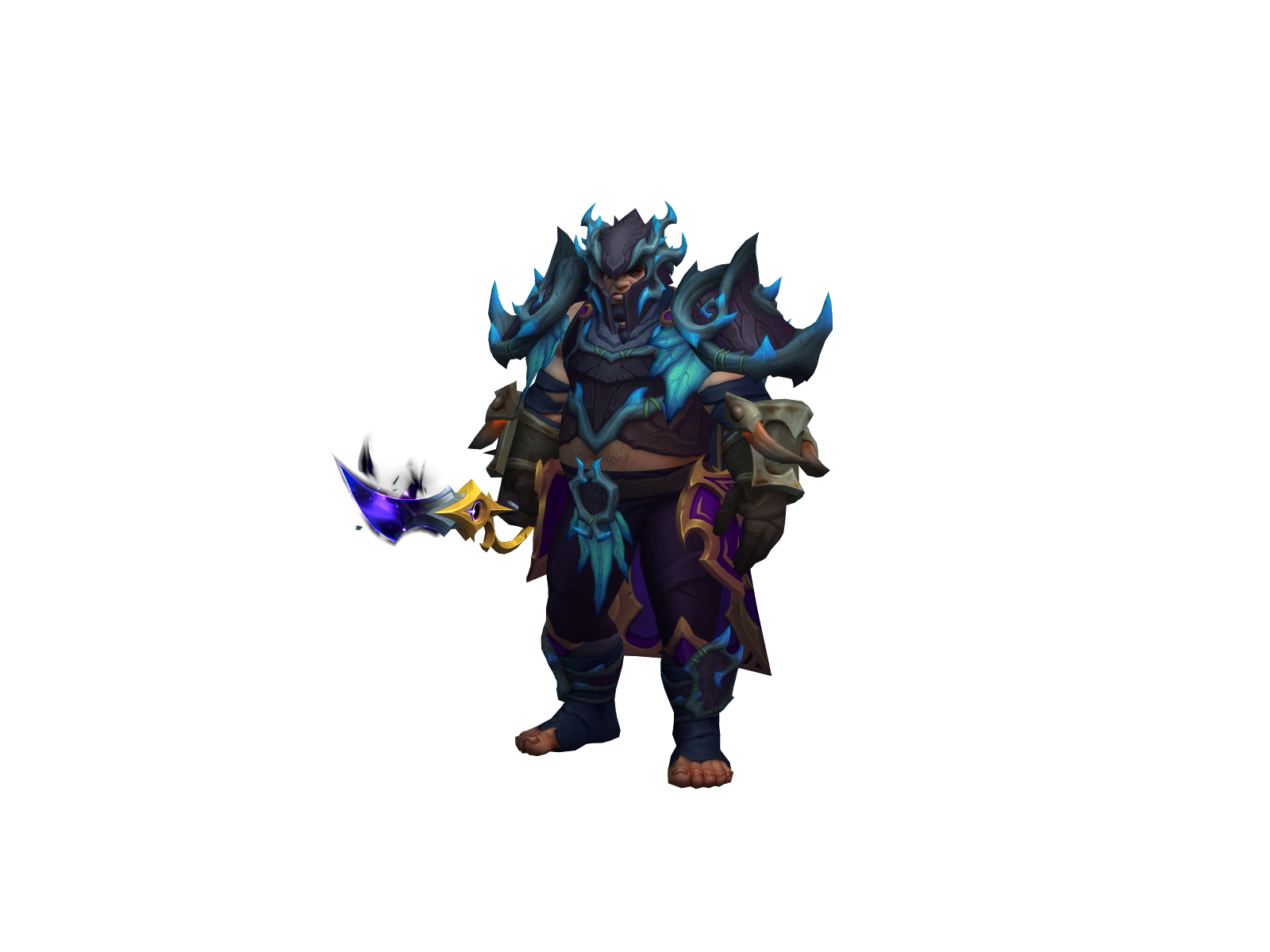 Muertededios 3D character render