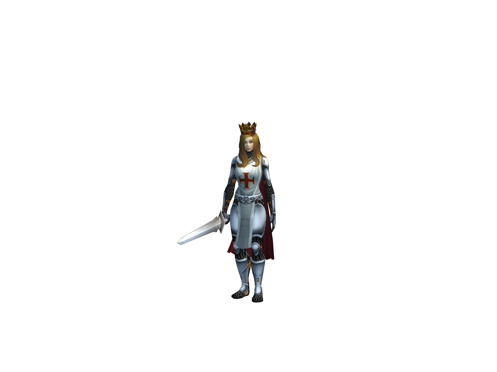 Celia 3D character render