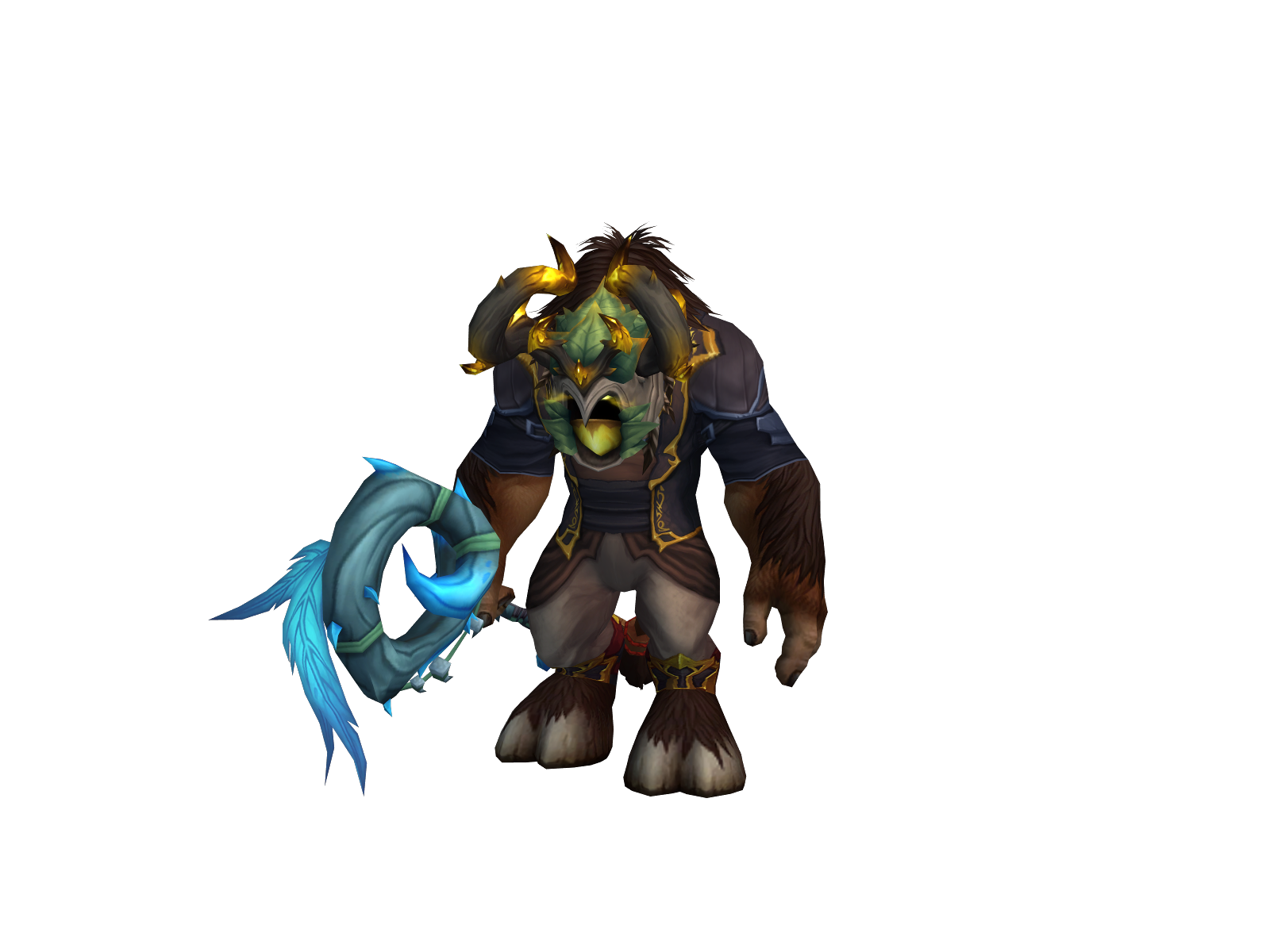 Alcidez 3D character render