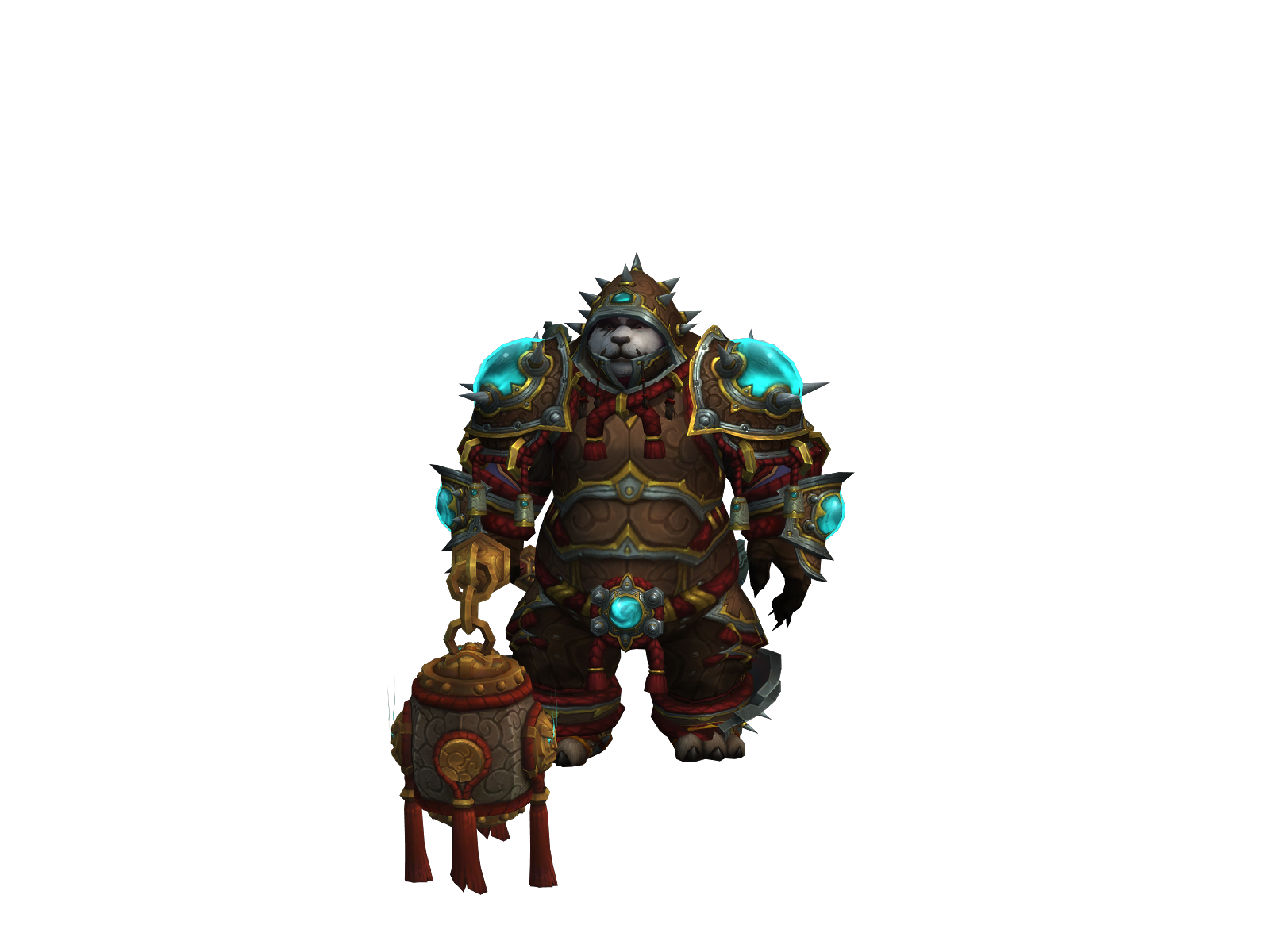 Yaul 3D character render
