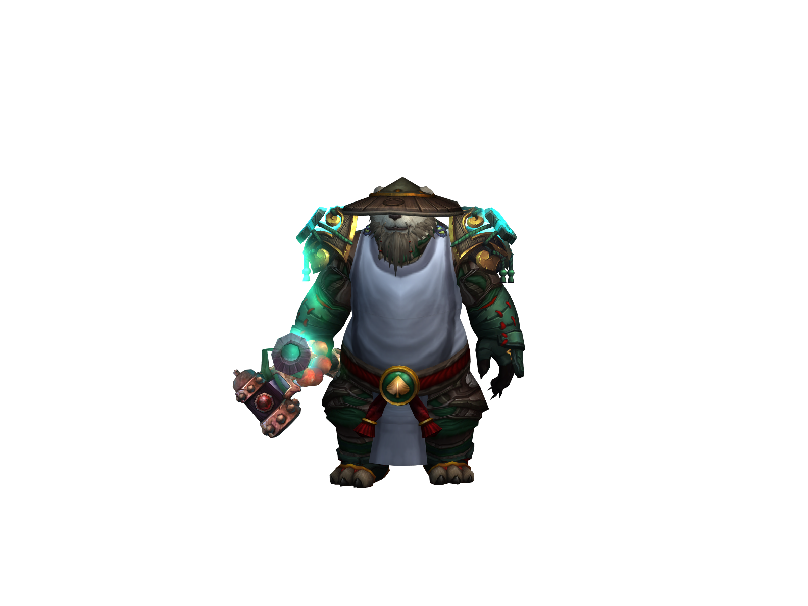Monghu 3D character render
