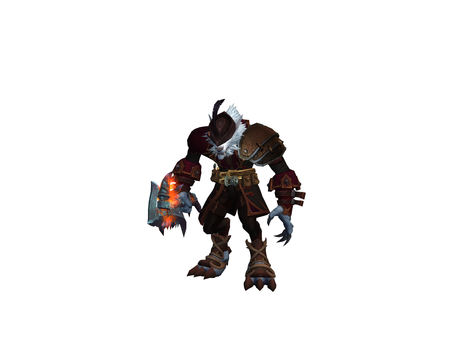 Porrosman 3D character render