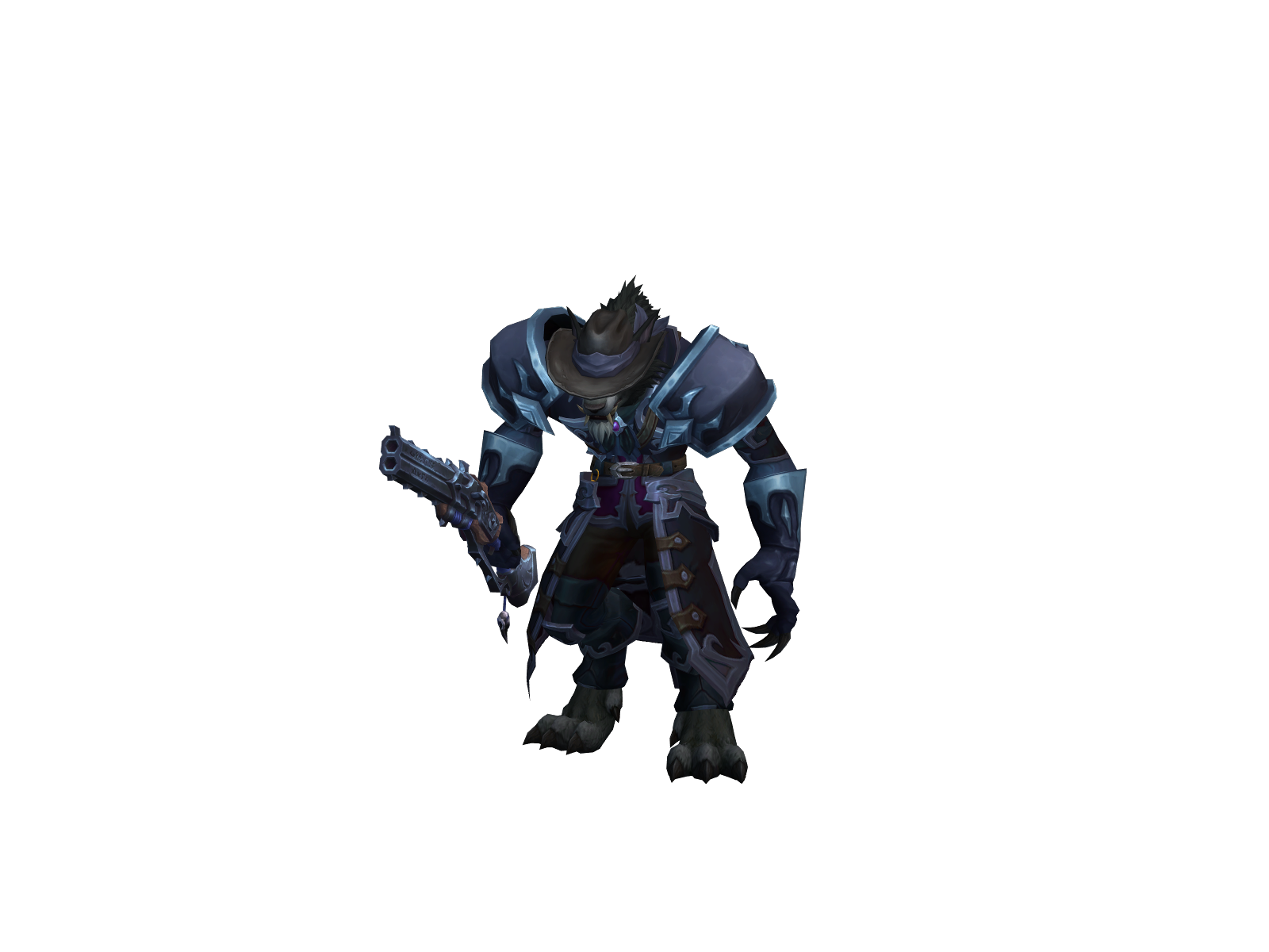 Mercenarío 3D character render