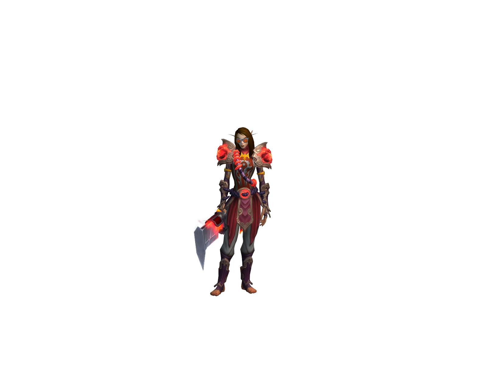 Rohína 3D character render