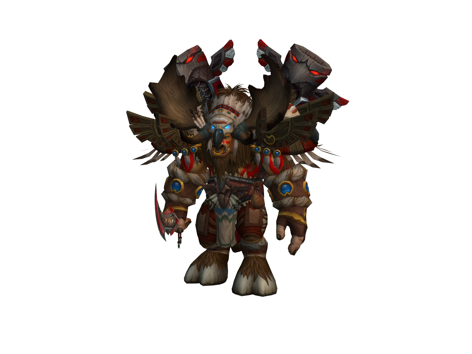 Biglum 3D character render
