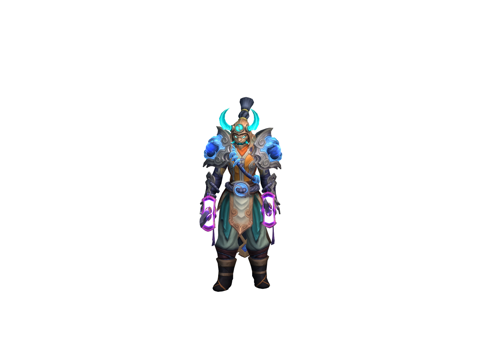 Yû 3D character render