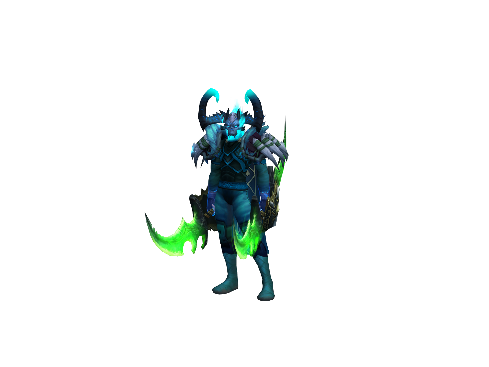 Demonlycian 3D character render