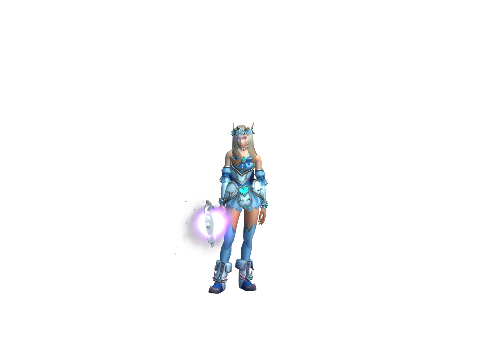 Shandël 3D character render