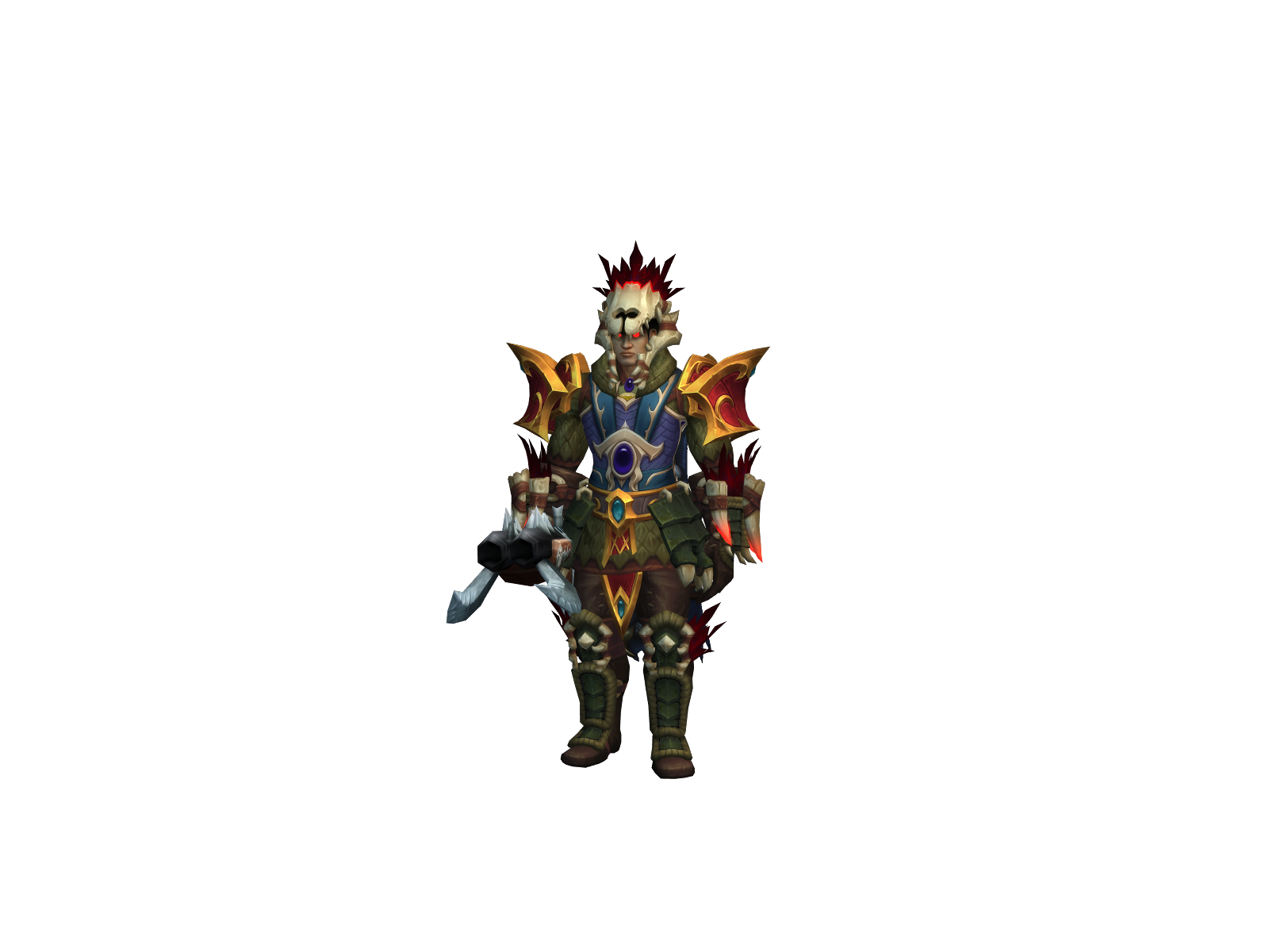 Pandarø 3D character render
