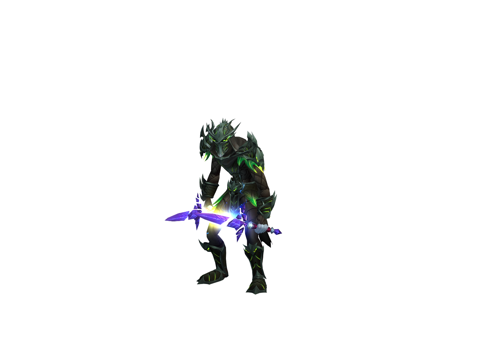 Haarkness 3D character render