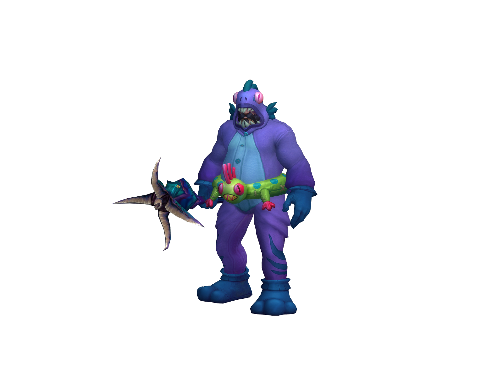 Gordoncio 3D character render