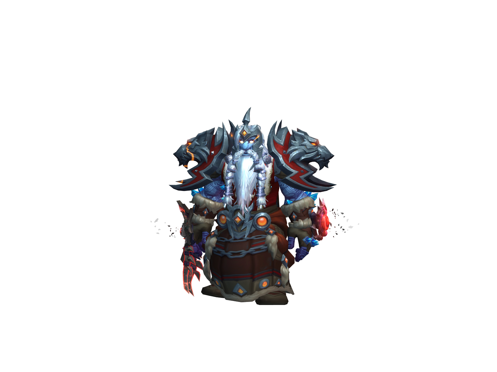 Hyperborea 3D character render