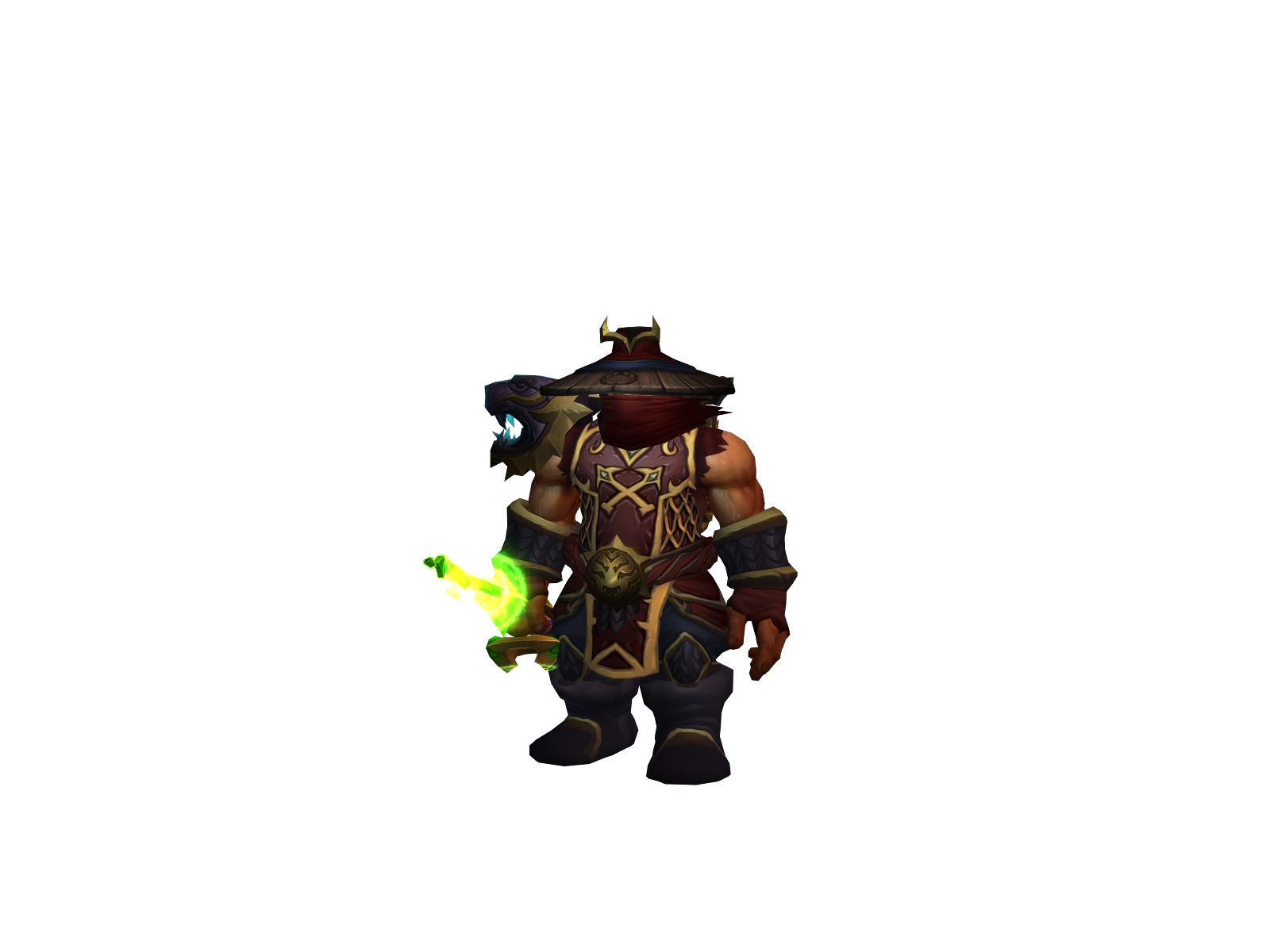 Yivenmonk 3D character render