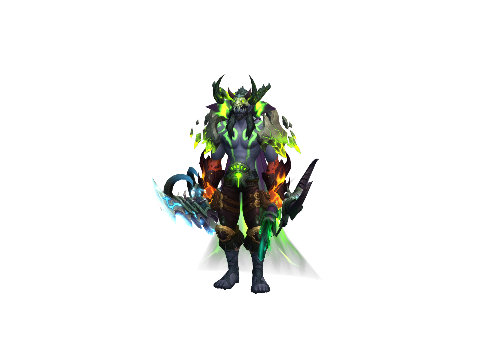 Abyssfall 3D character render
