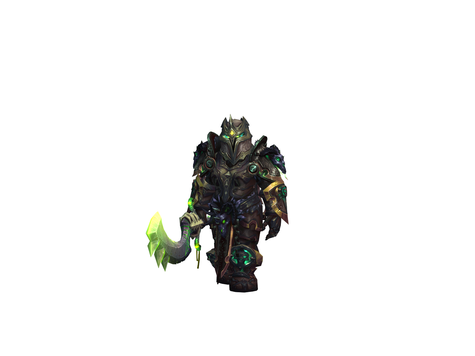 Shirofrozen 3D character render