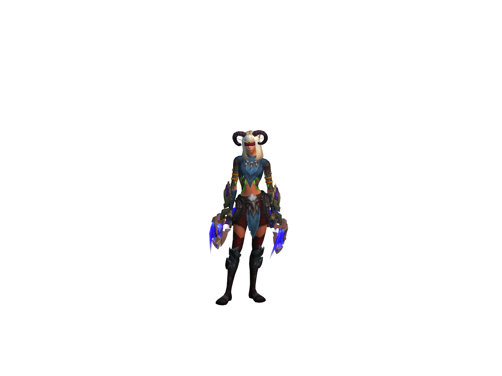 Riusmery 3D character render