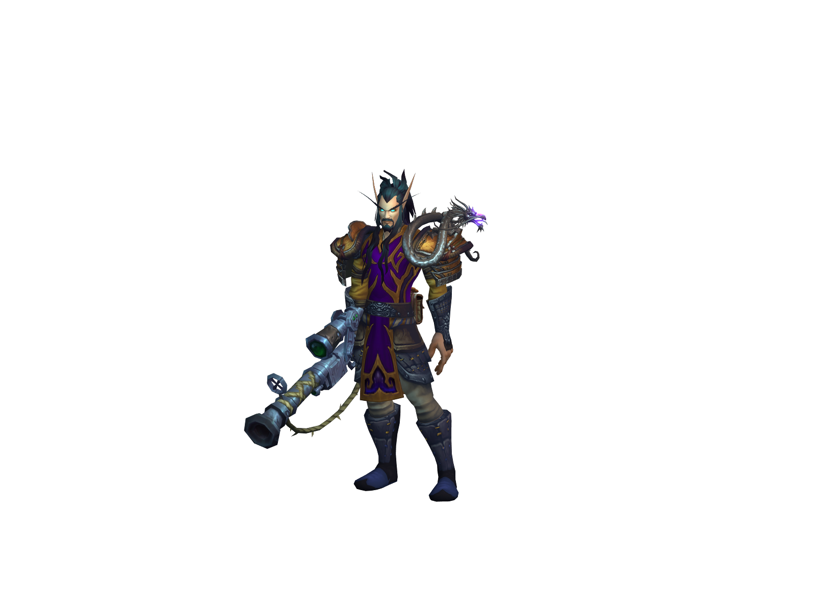 Ajaxtor 3D character render