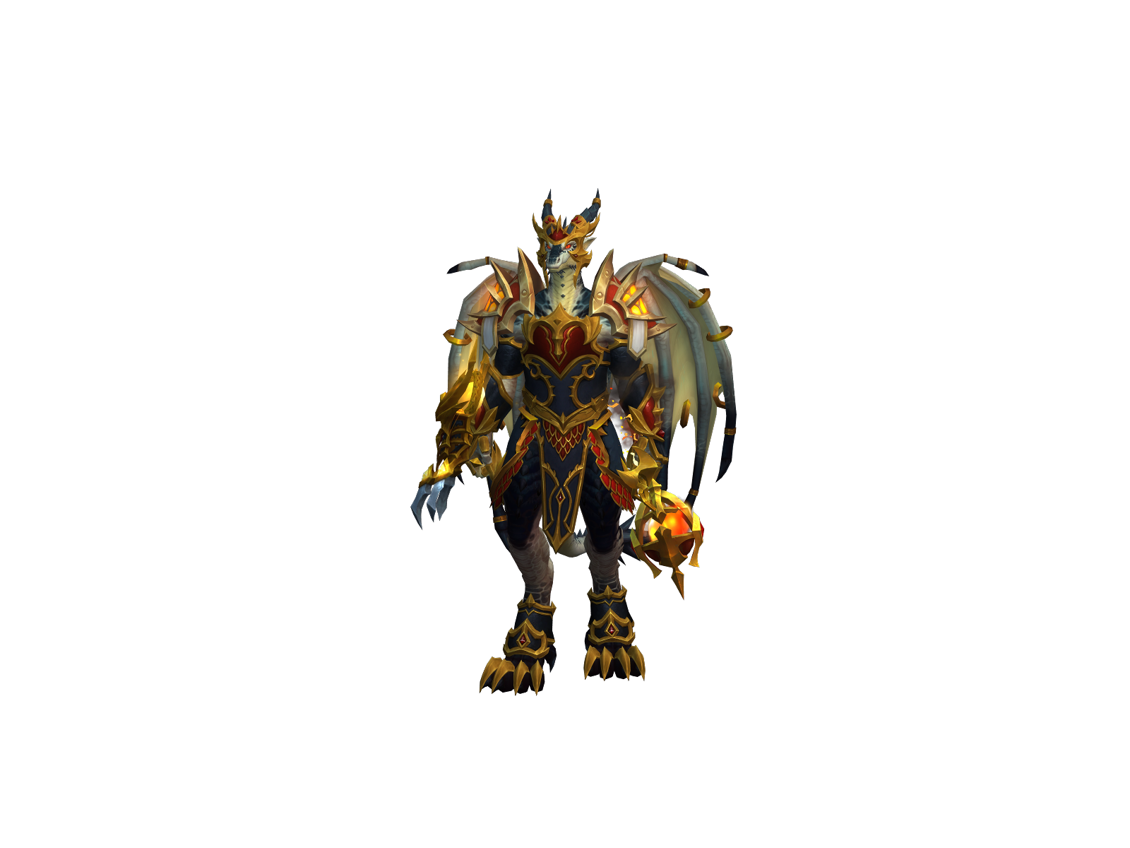 Dracontz 3D character render