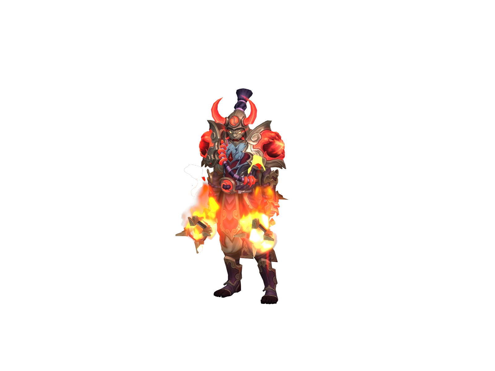 Byakkô 3D character render