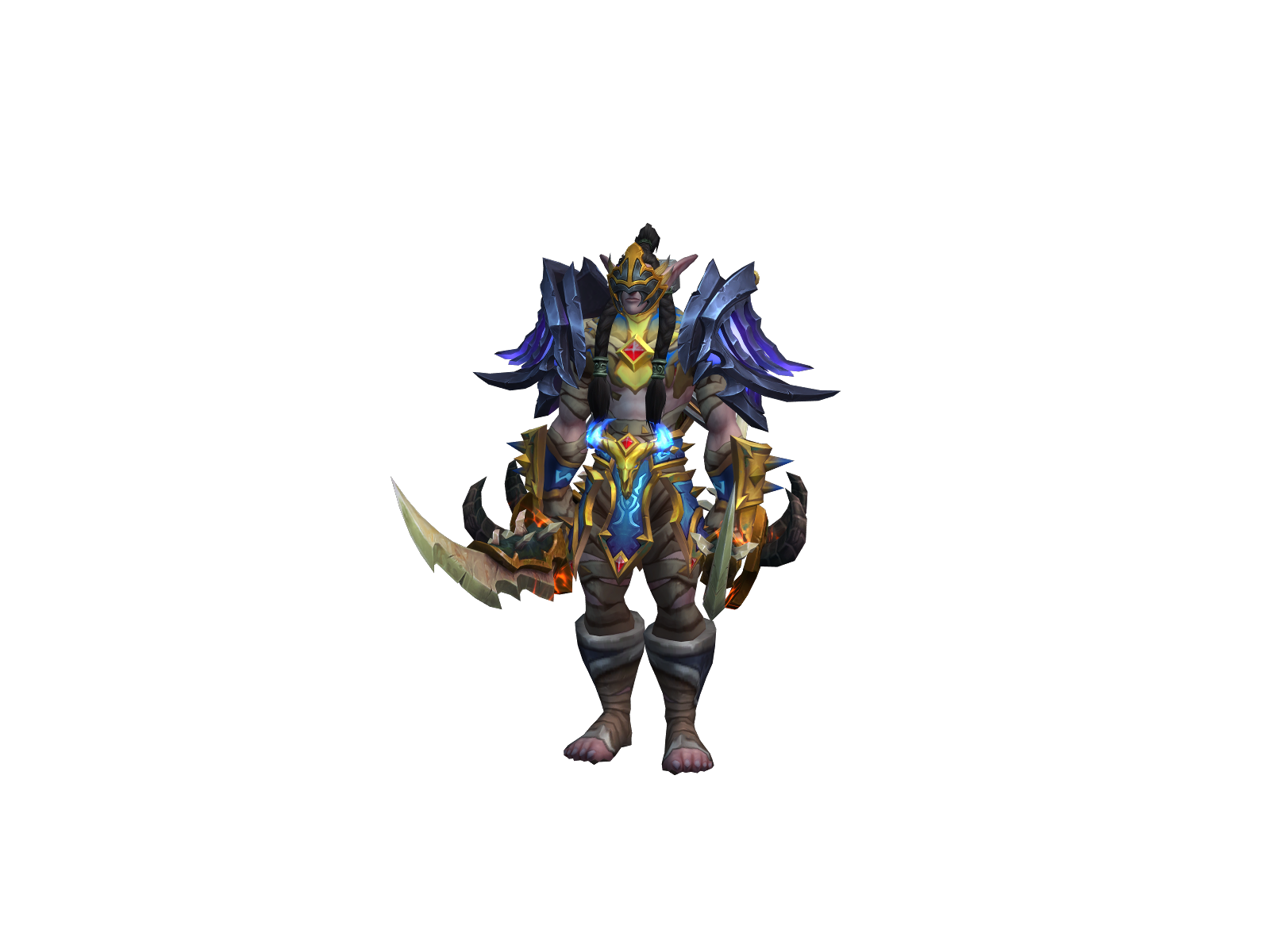 Draugfaroth 3D character render
