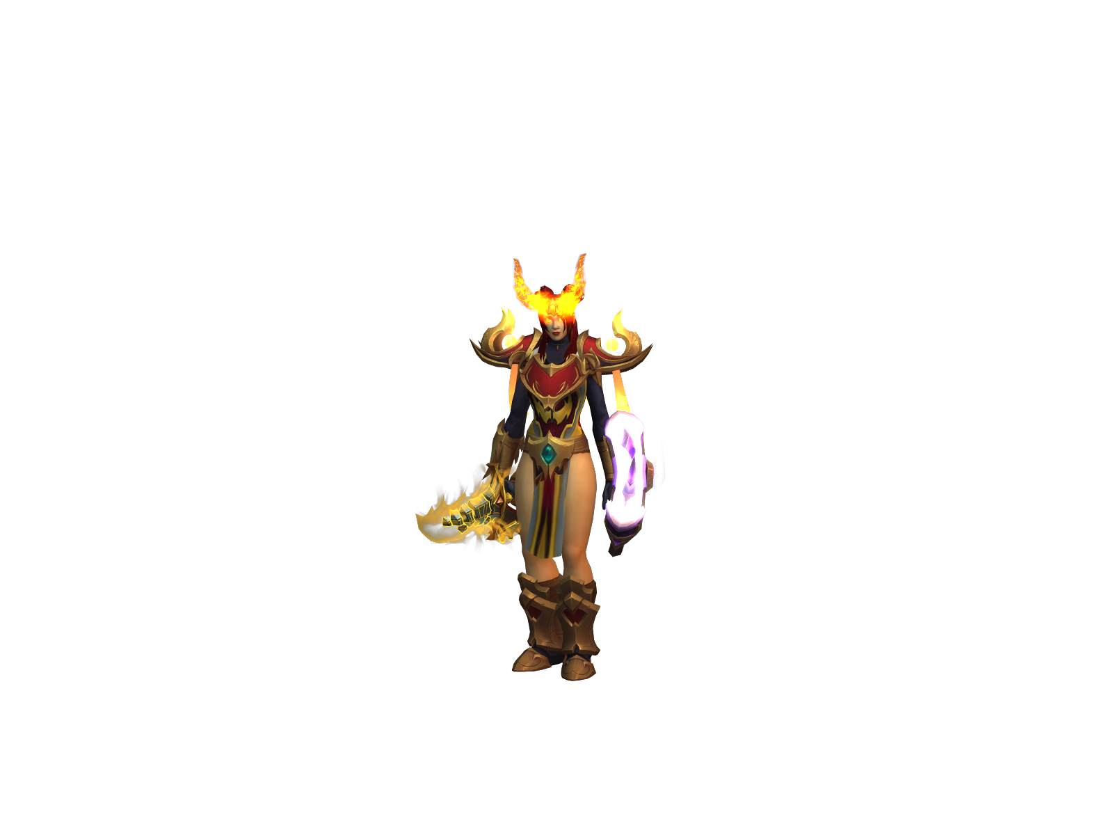 Démoniû 3D character render