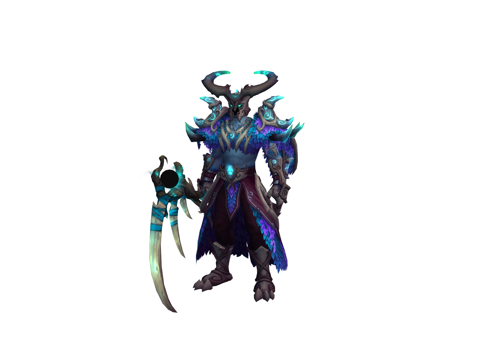 Lacktar 3D character render