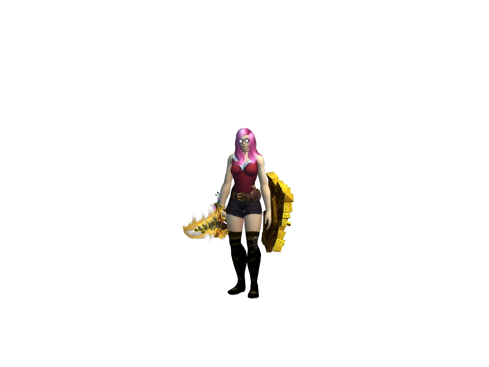 Palatiná 3D character render
