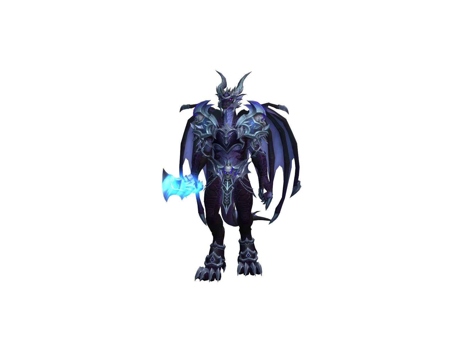 Dracaux 3D character render