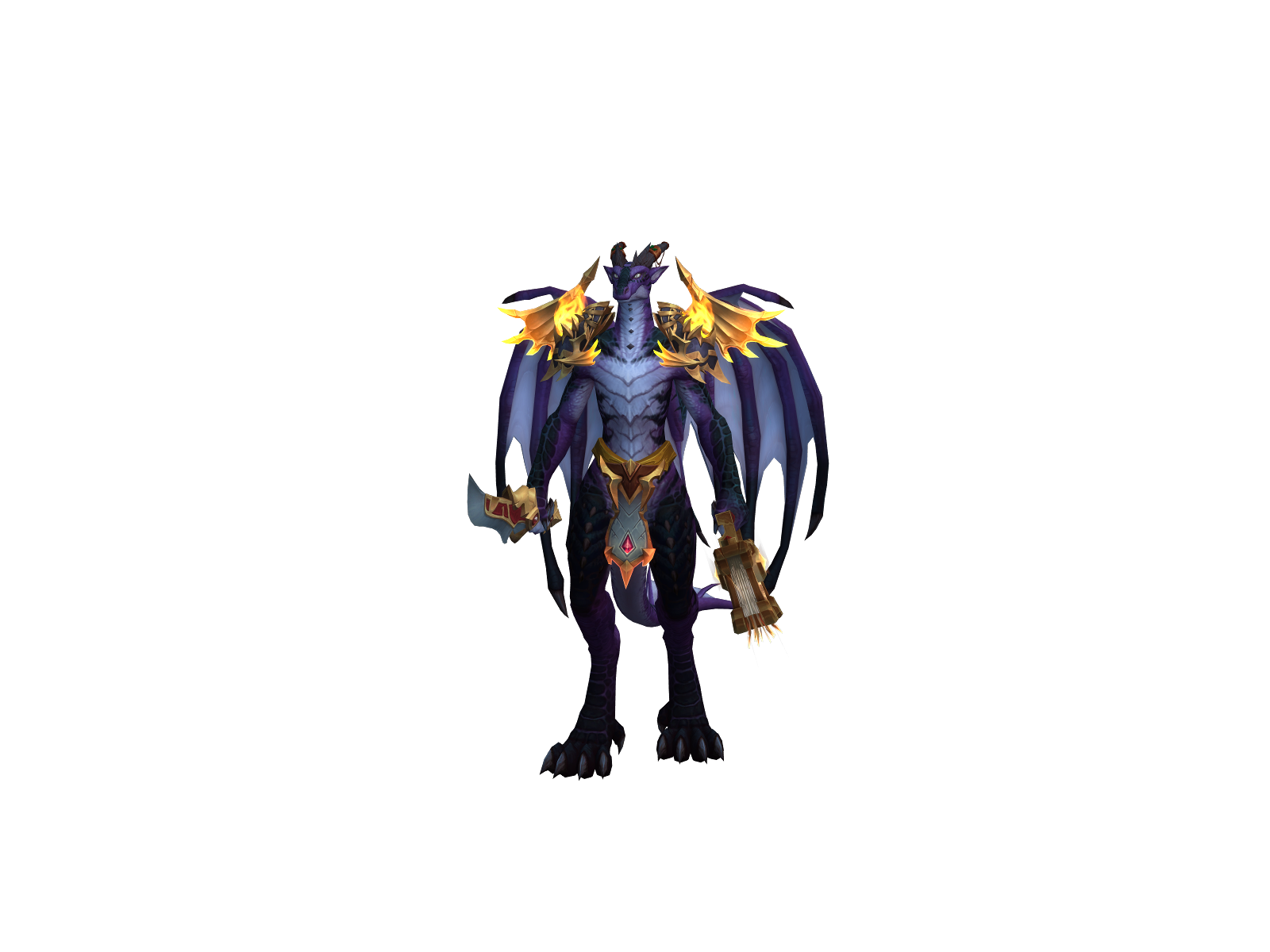 Lergam 3D character render