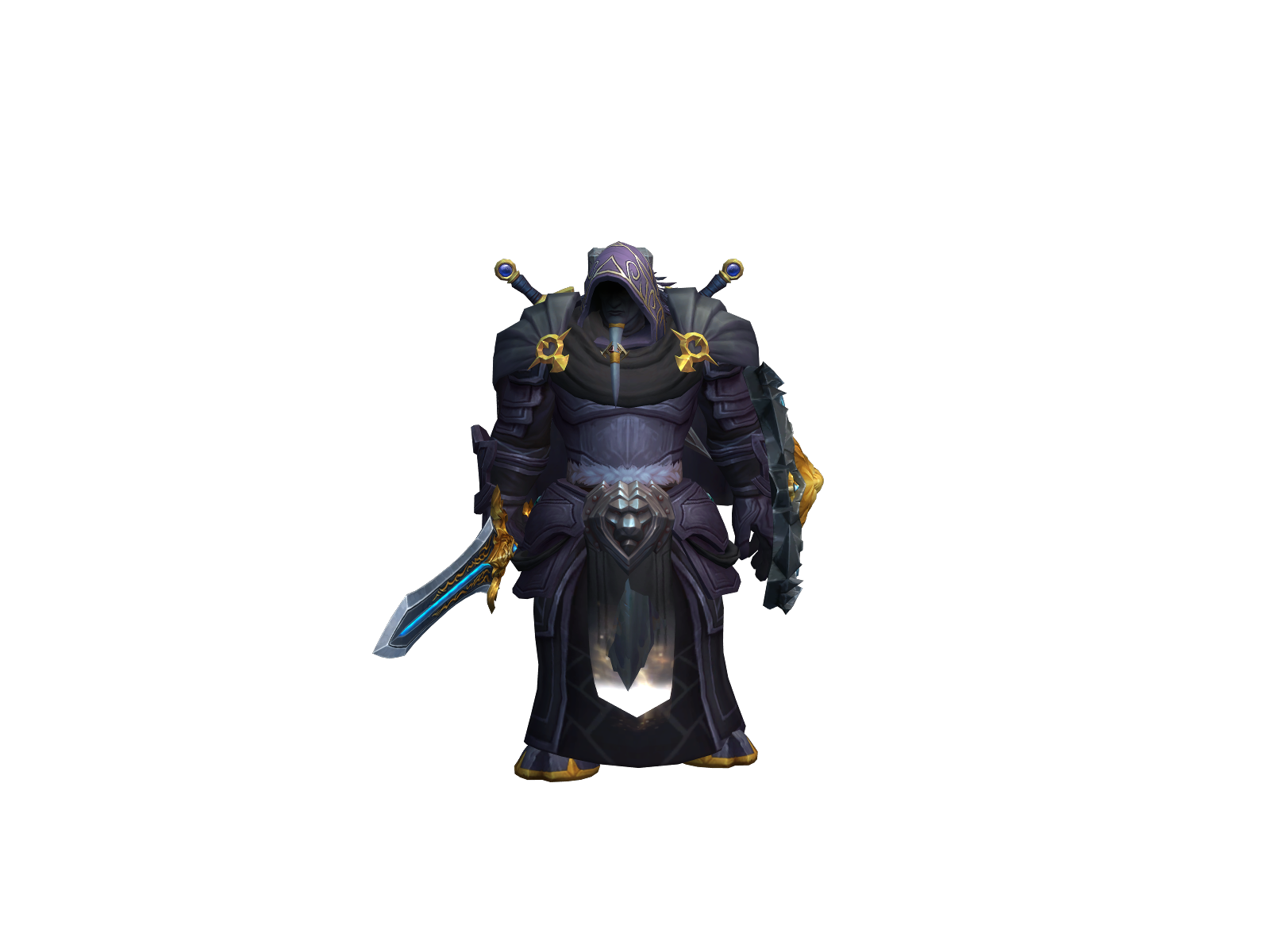 Blakb 3D character render