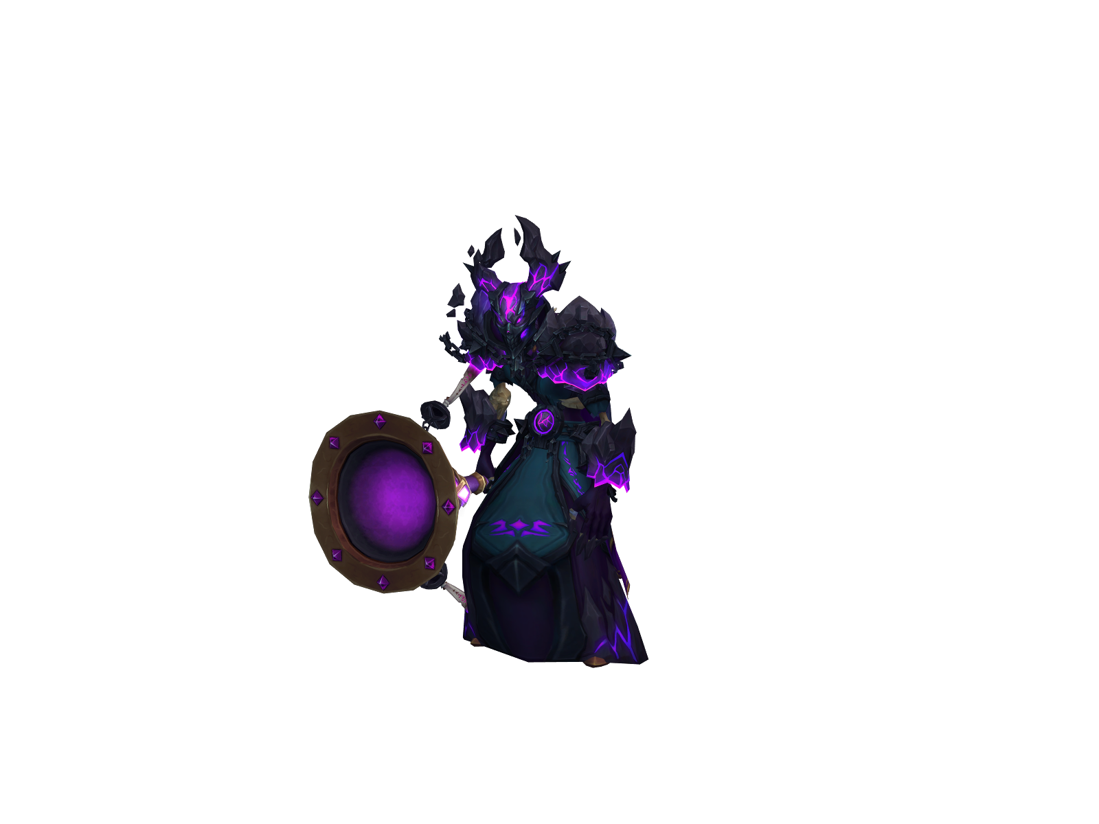 Goldrun 3D character render