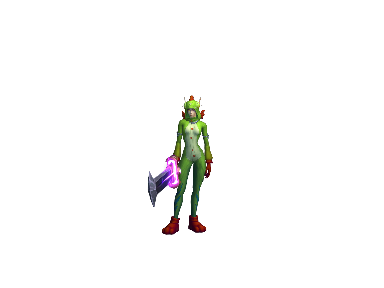 Lucella 3D character render