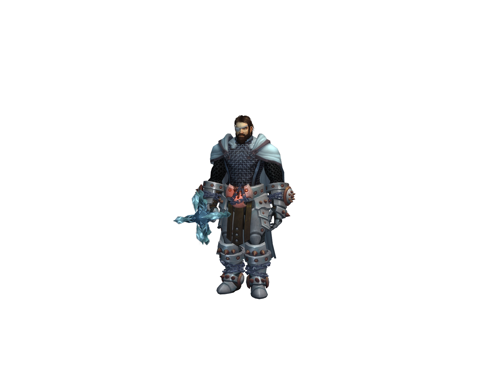 Danzael 3D character render