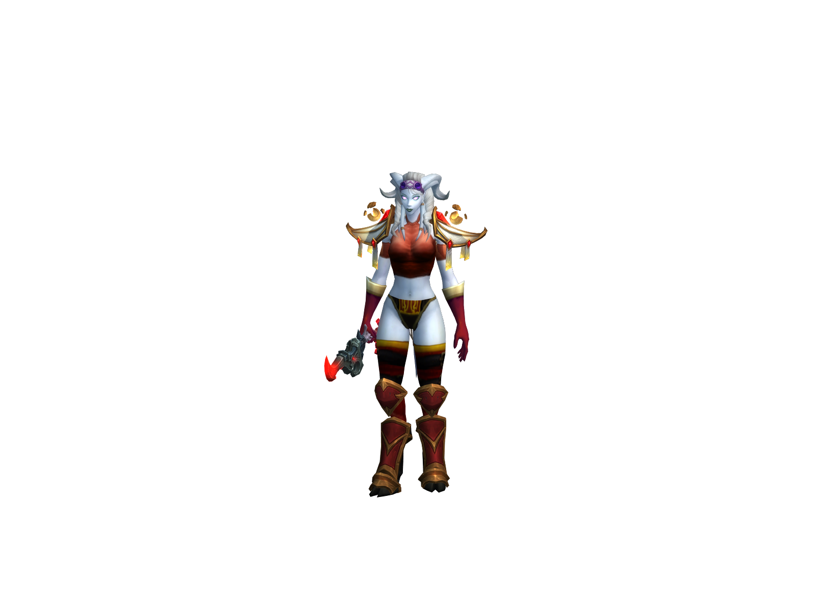 Meretrise 3D character render