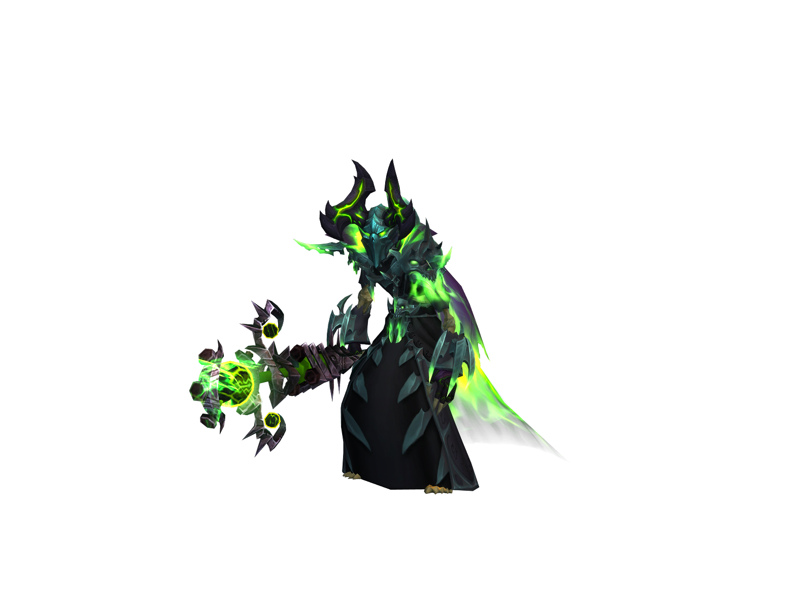 Saphyron 3D character render