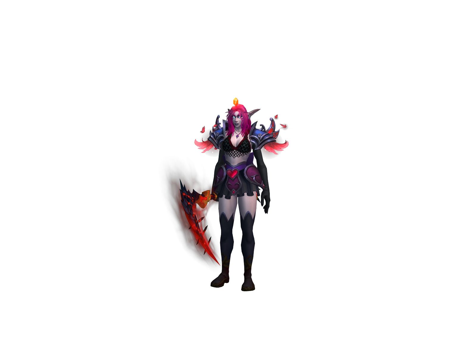 Megurine 3D character render