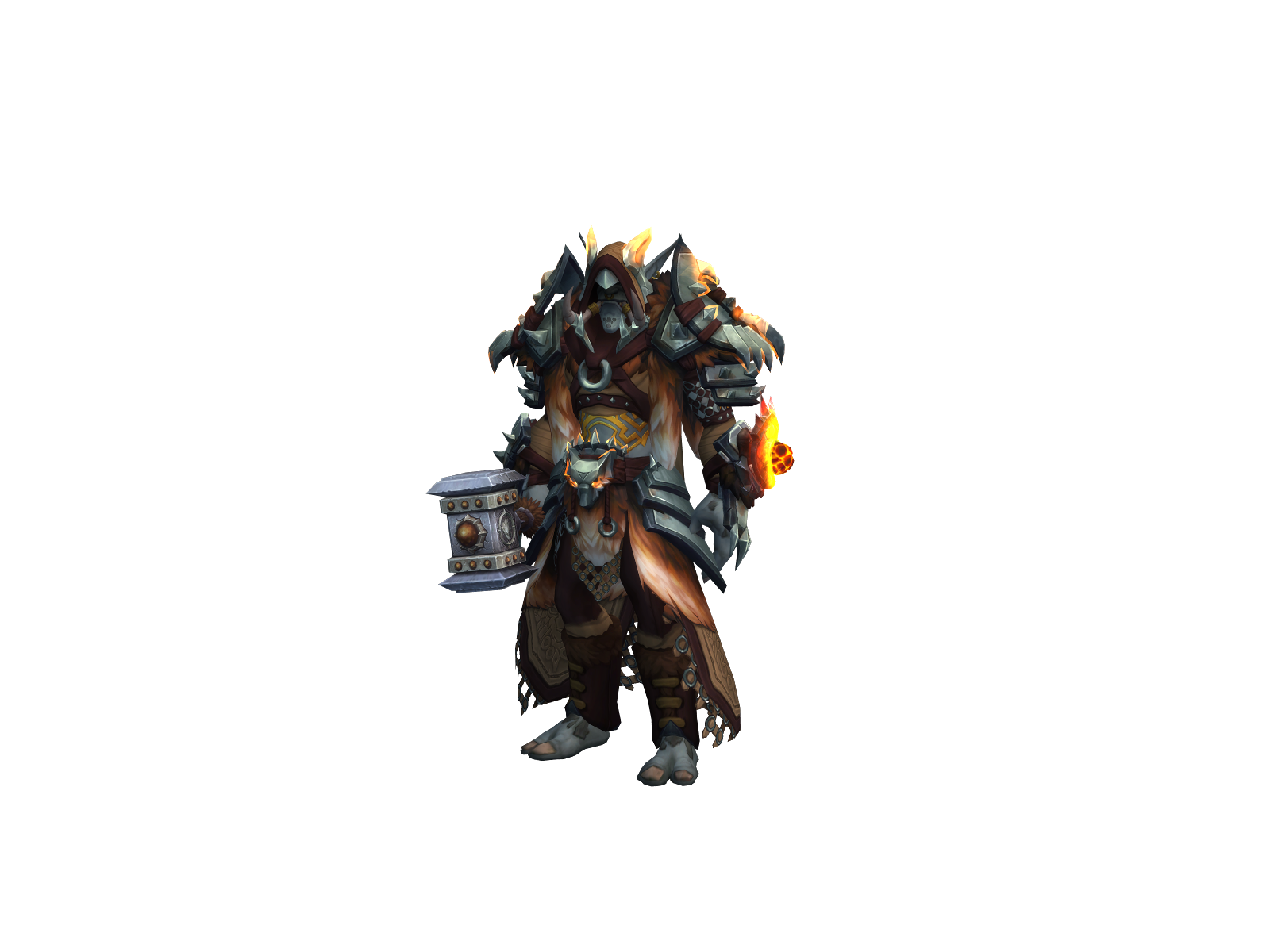 Dísturbed 3D character render