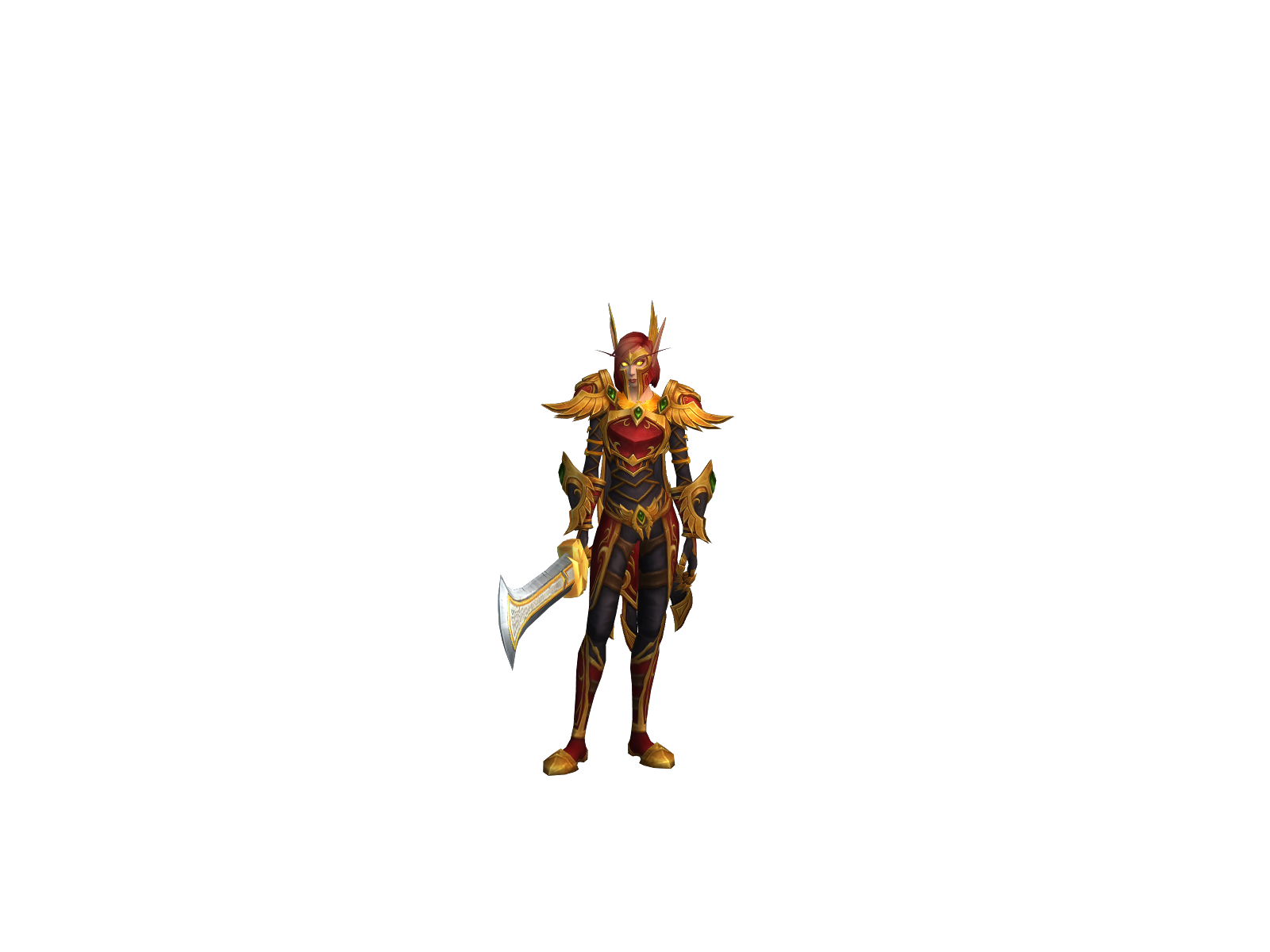 Aenwyl 3D character render