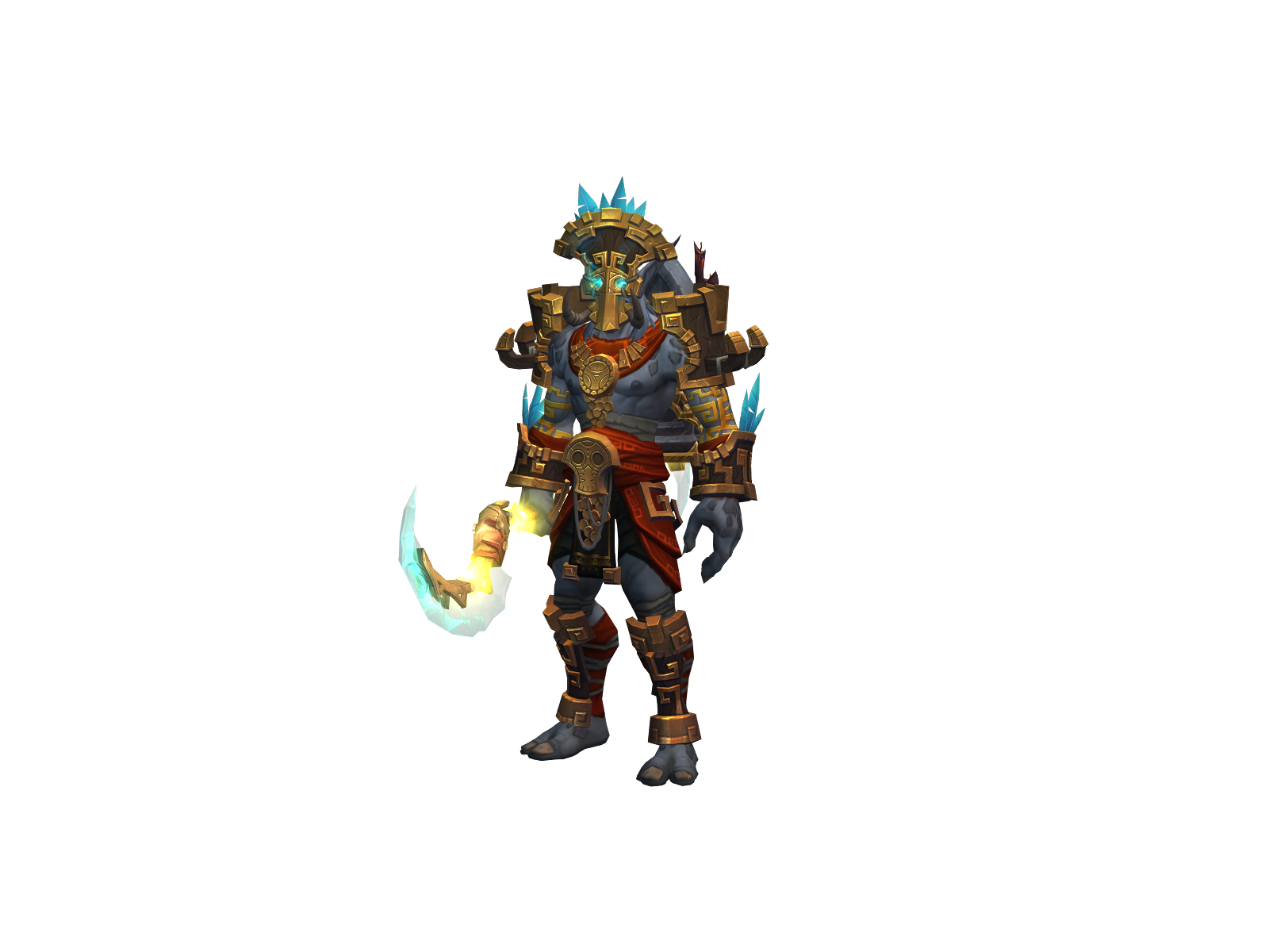 Yerbatero 3D character render