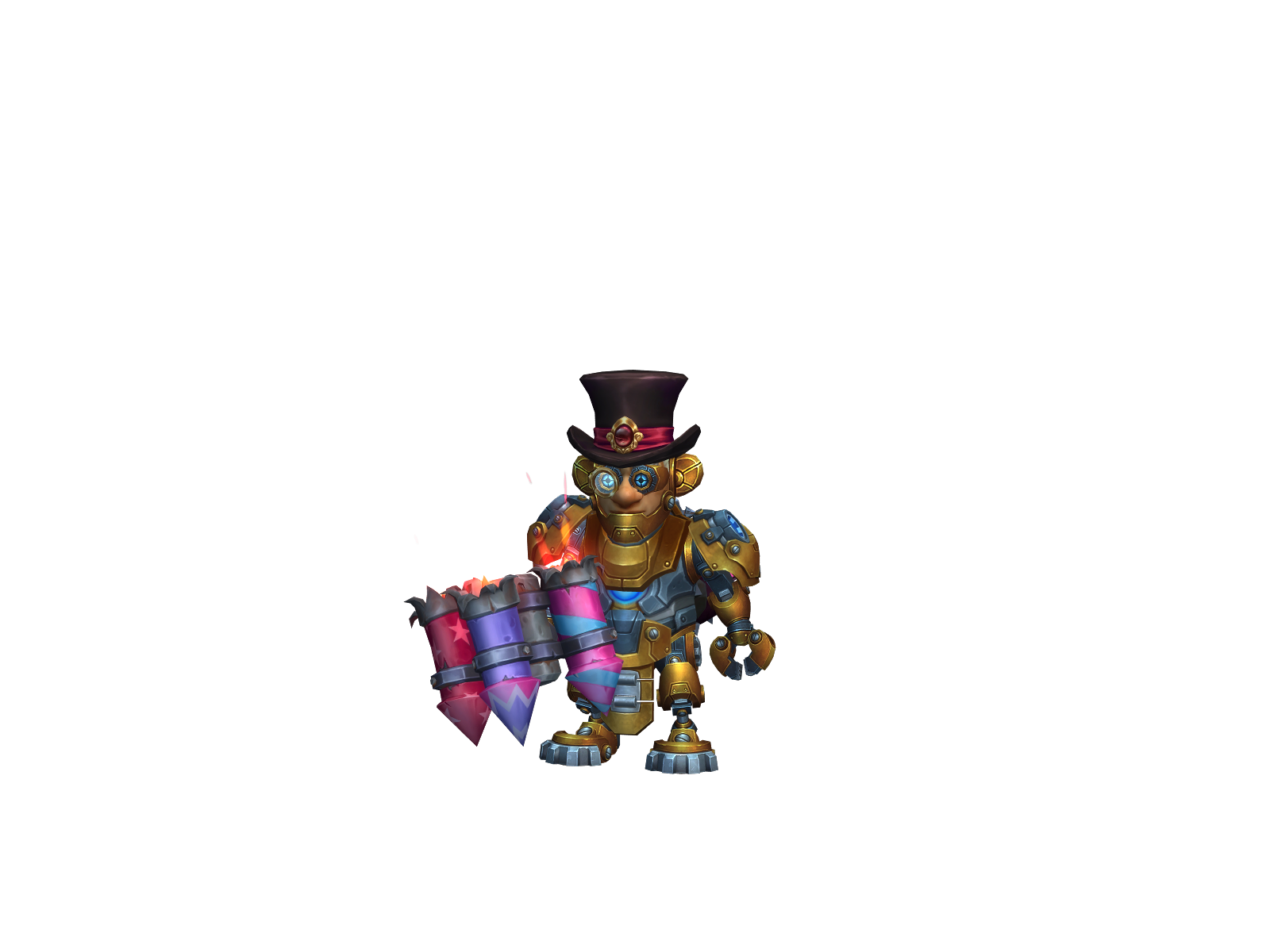 Triangulum 3D character render