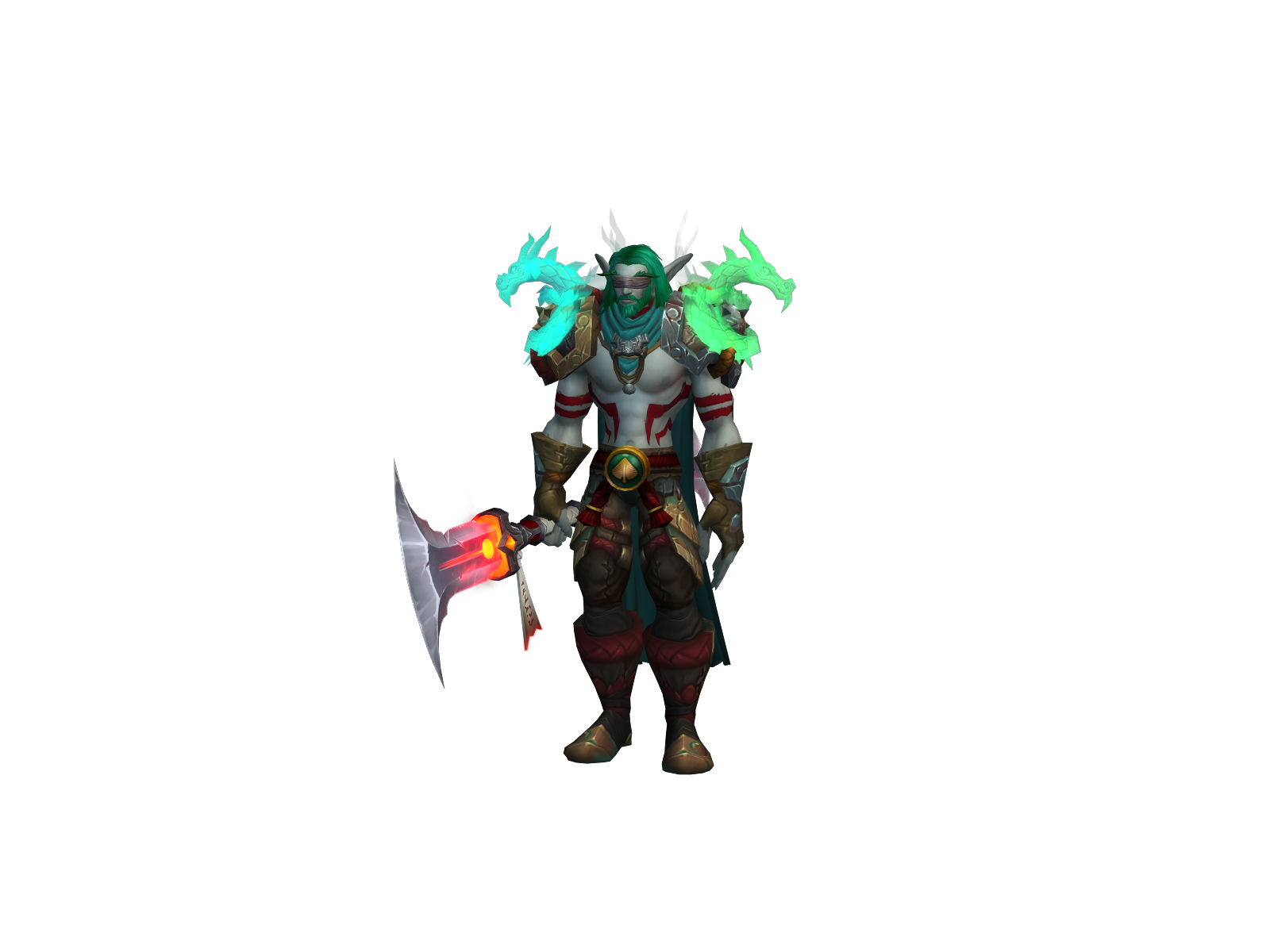 Vrok 3D character render