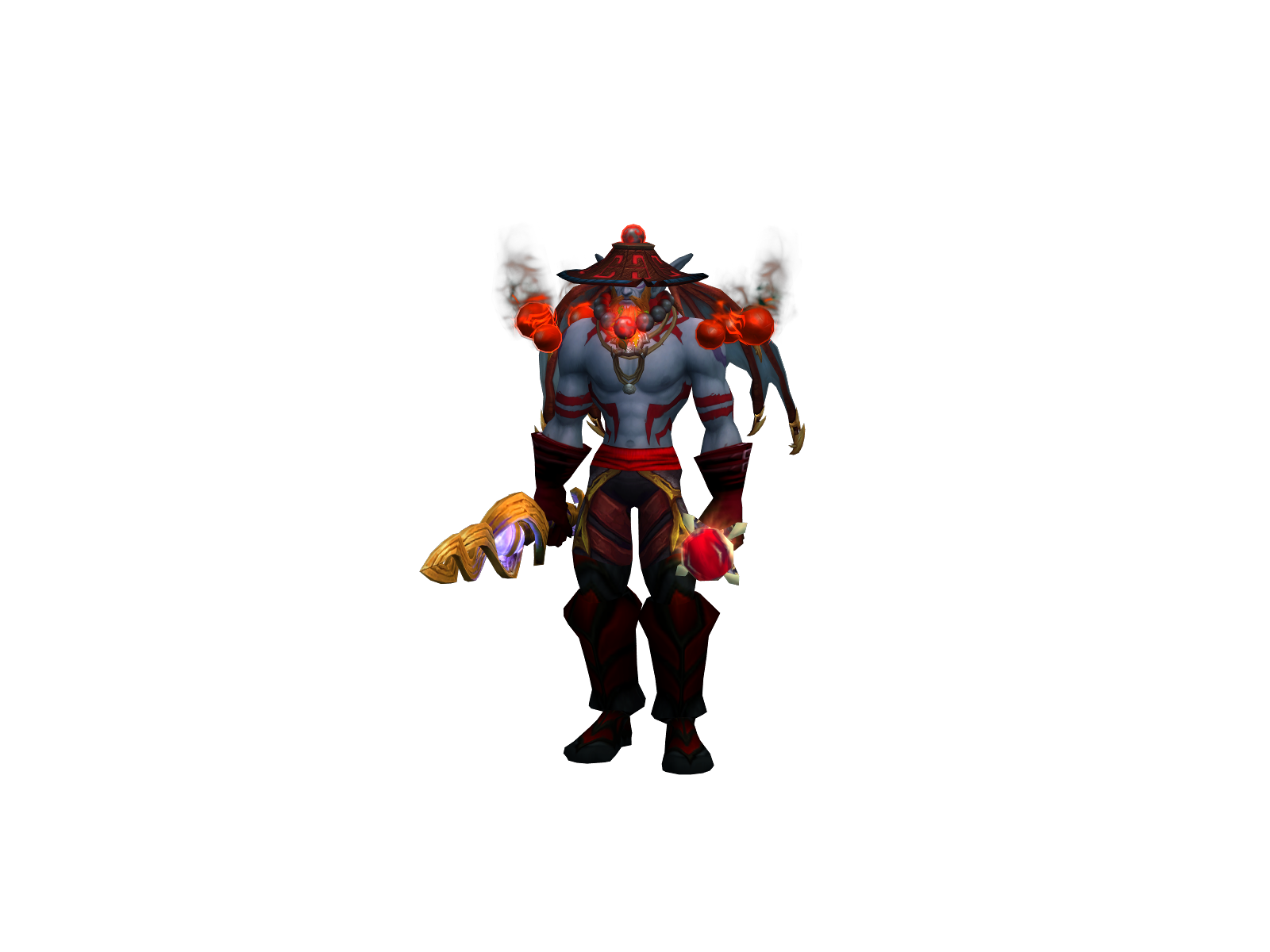 Alcaldillo 3D character render