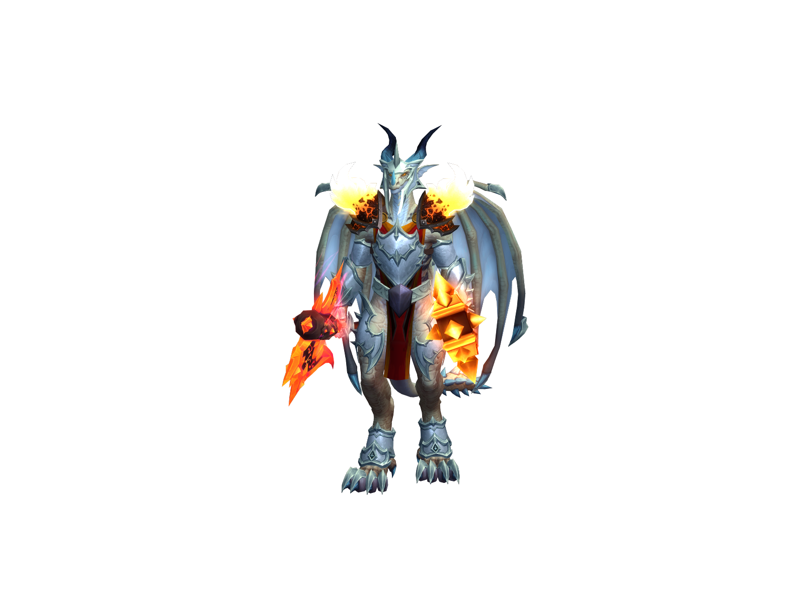 Dragontin 3D character render