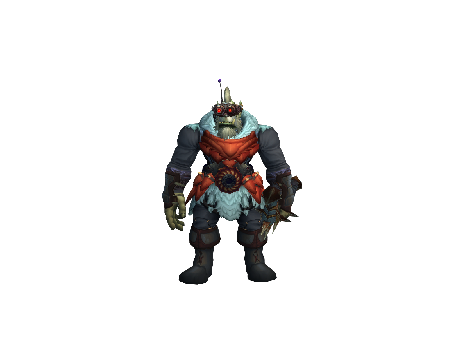 Bakunjin 3D character render