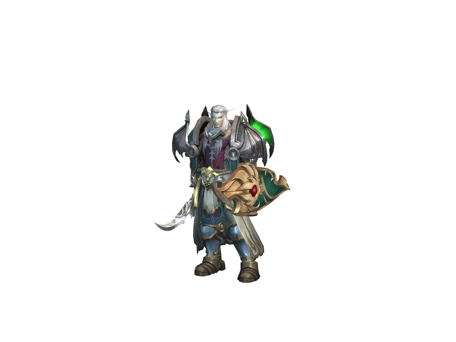 Morvain 3D character render
