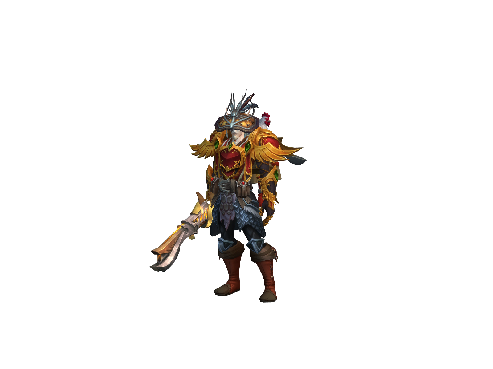 Tiburccio 3D character render