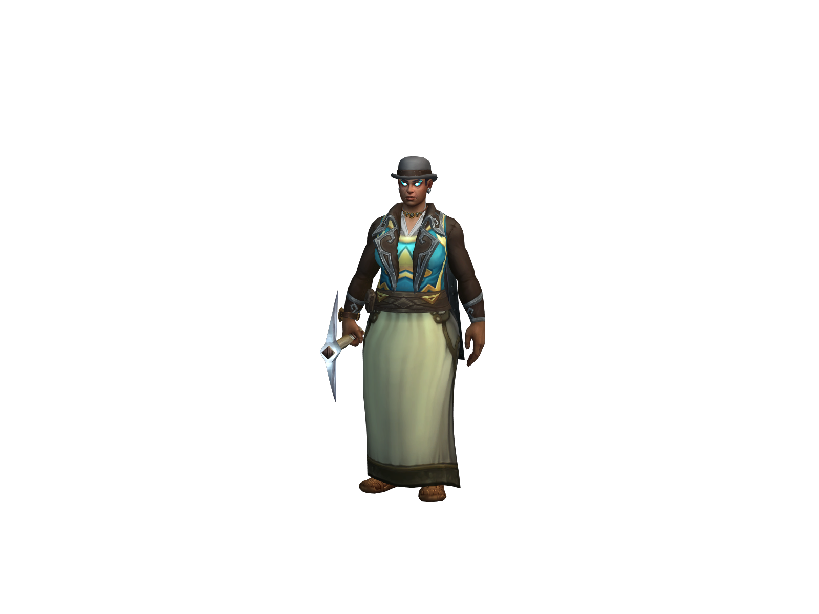Celiá 3D character render